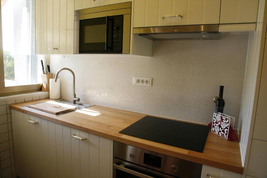 Kuchyň nebo kuchyňský kout v ubytování Apartment Ema
