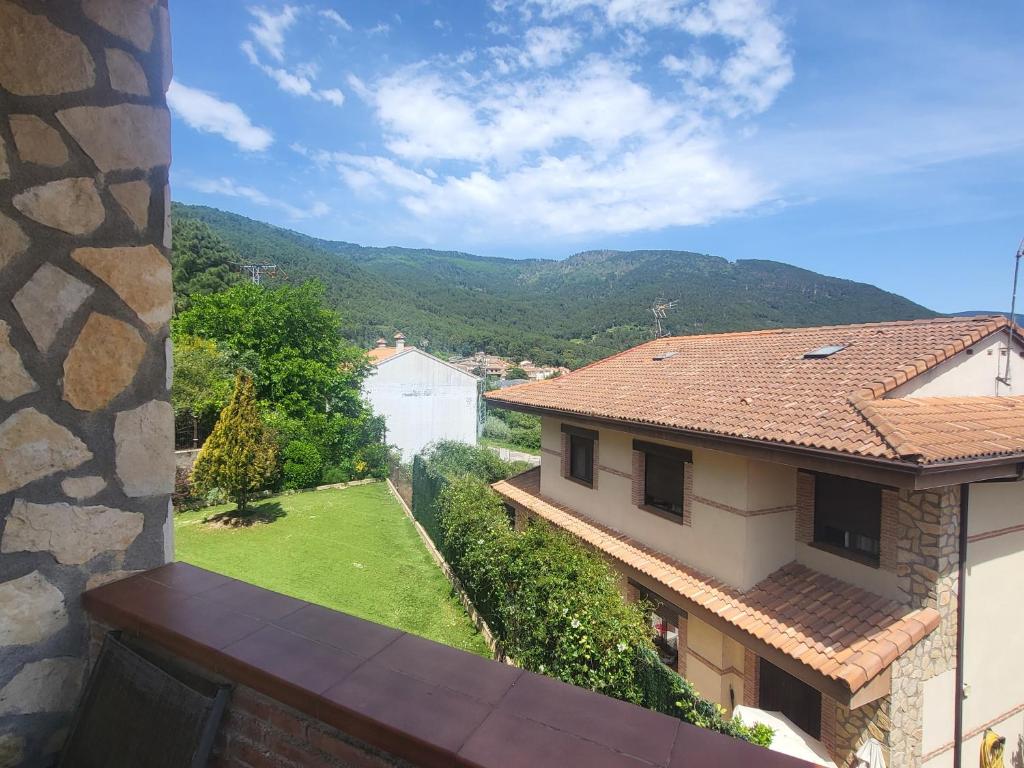 a view from the balcony of a house at Bellavista in Piedralaves