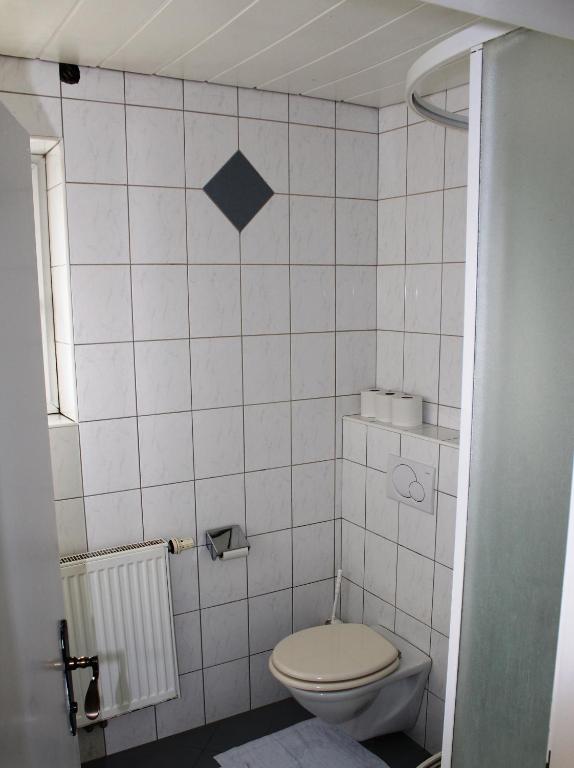 Koupelna v ubytování B&B Wolfsberg