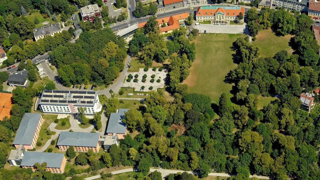 Letecký snímek ubytování Europahaus Wien