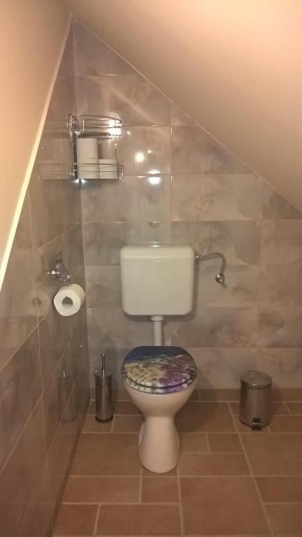 Koupelna v ubytování Pongrácz Apartman