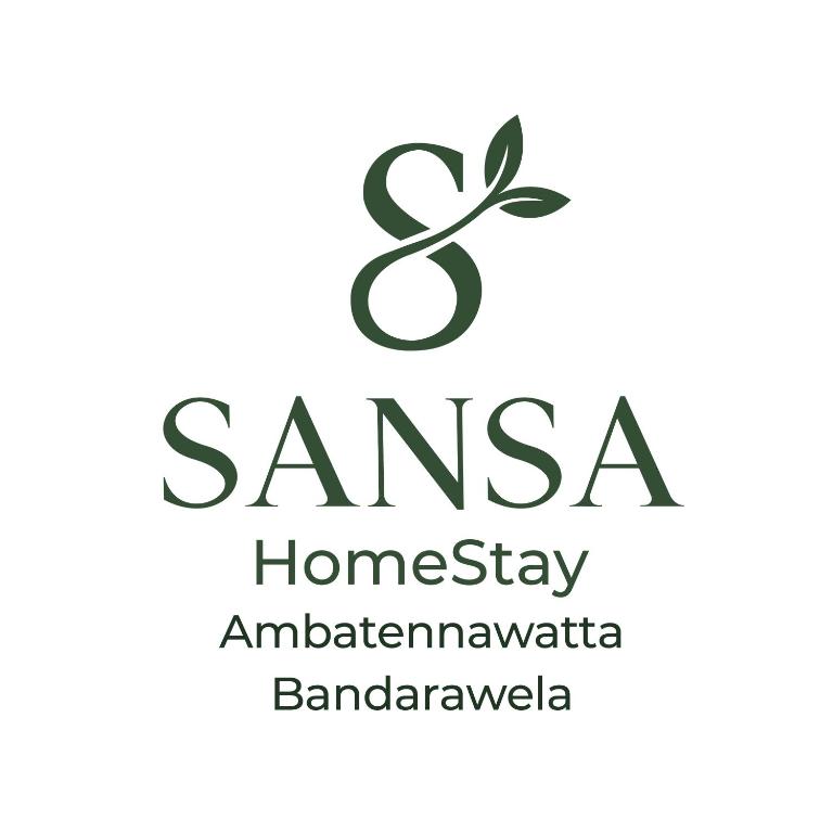 a sign for the samsa homacistarmaarmaarmaennaennaennaenna at Sansa HomeStay in Bandarawela