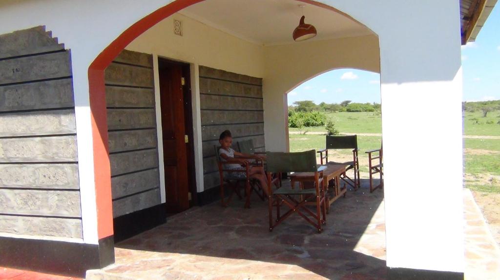 Balkón nebo terasa v ubytování Narasha Homestay - Maasai Mara