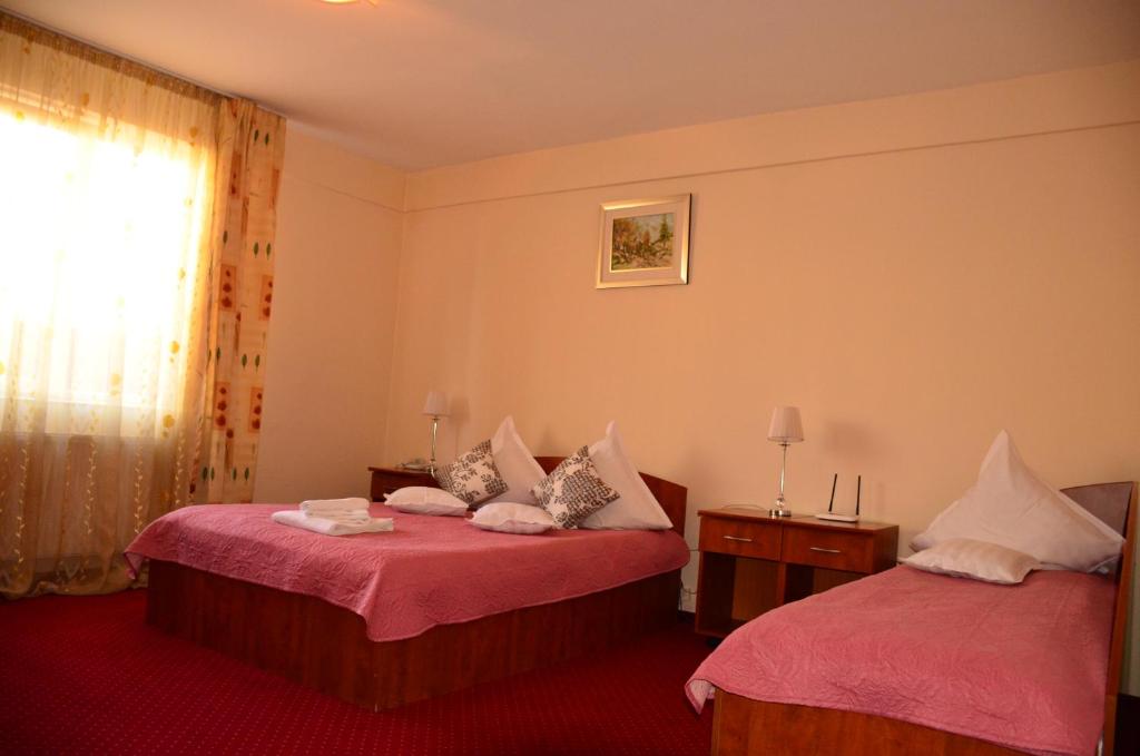 Postel nebo postele na pokoji v ubytování Hotel Delaf