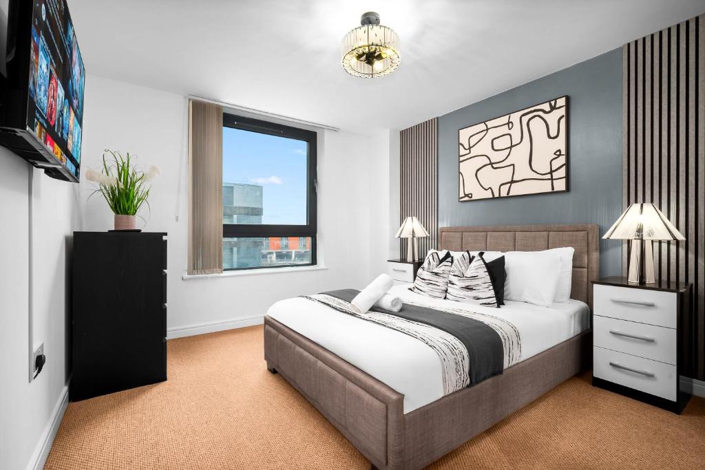 Stylish Apartment - City Centre - Parking & Balcony - Netflix 351CP - Apartamento De Un Dormitorio