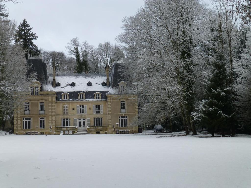 Chateau de la Raffe durante o inverno