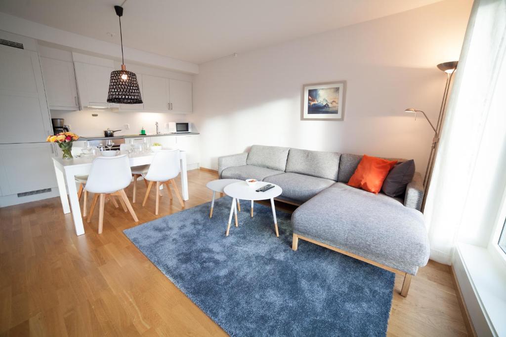 BJØRVIKA APARTMENTS, Damsgård Area, Bergen city center - One-Bedroom Apartment