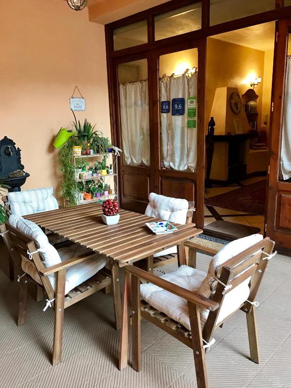 Posezení v ubytování B&B Le Sorelle