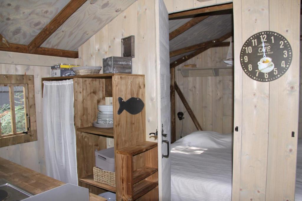 Postel nebo postele na pokoji v ubytování Lodging Le Lac