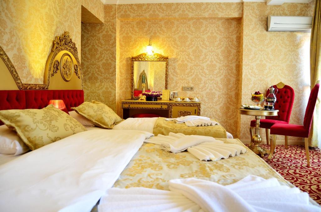 Postel nebo postele na pokoji v ubytování Balin Hotel - Special Category