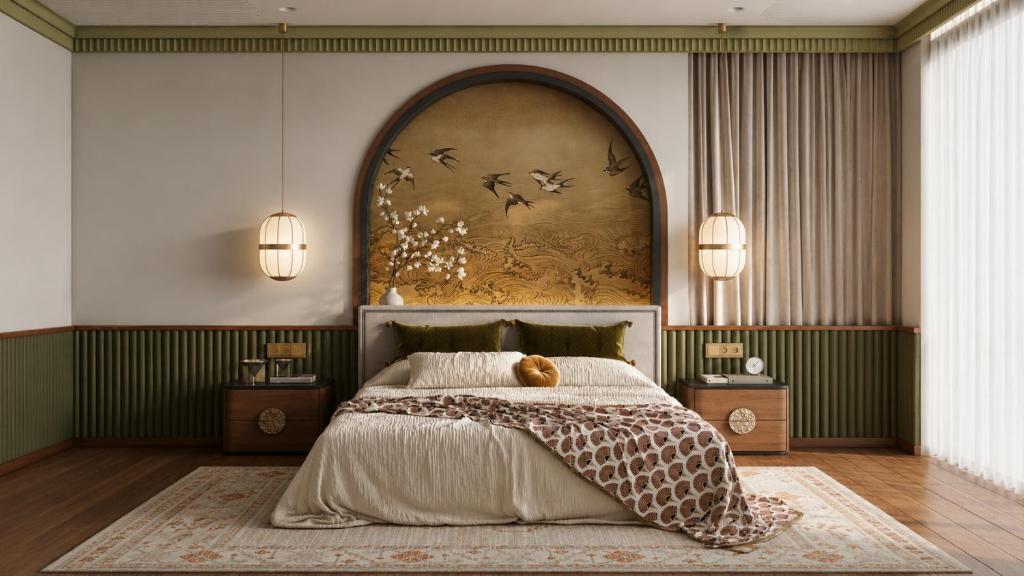 a bedroom with a bed with a teddy bear on it at Pristine Living at Tokyo Riverside PIK2 in Muara