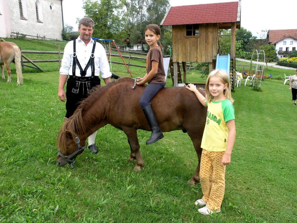 Bauernhof Berndlhof Obingに滞在中の子供