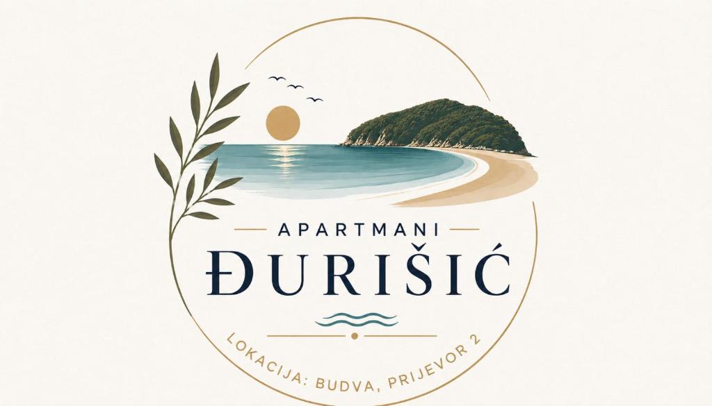 a logo for an australian durassic resort with a beach at Apartman Đurišić in Prijevor