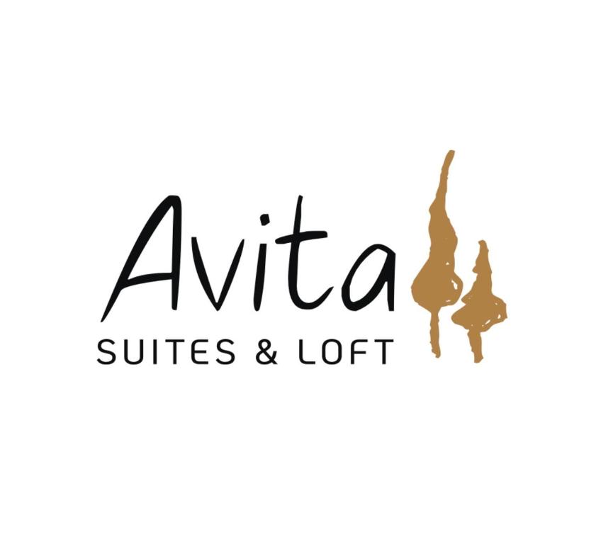 a logo for aventura suites lodges at Avita suites Ortisei in Ortisei