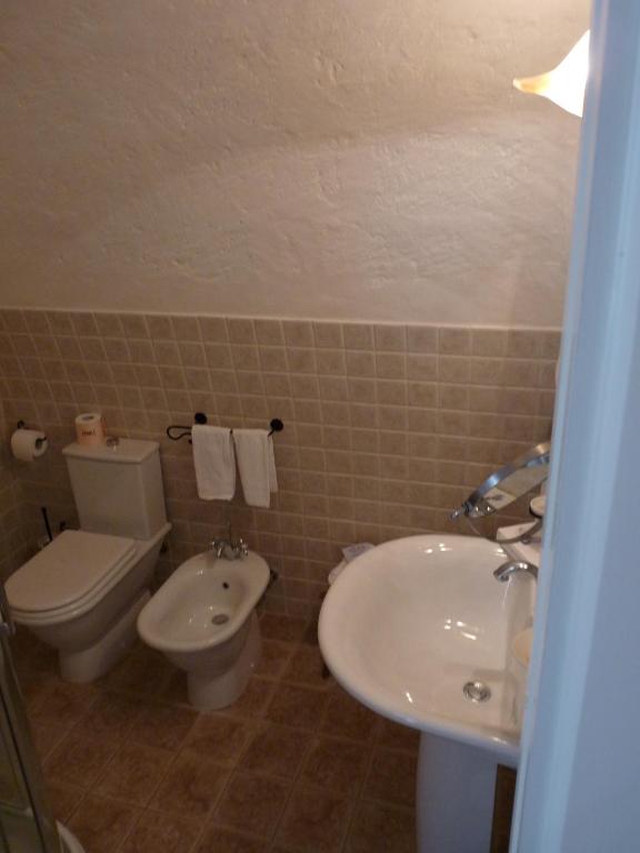 Koupelna v ubytování Hotel Masseria Fortificata Donnaloia