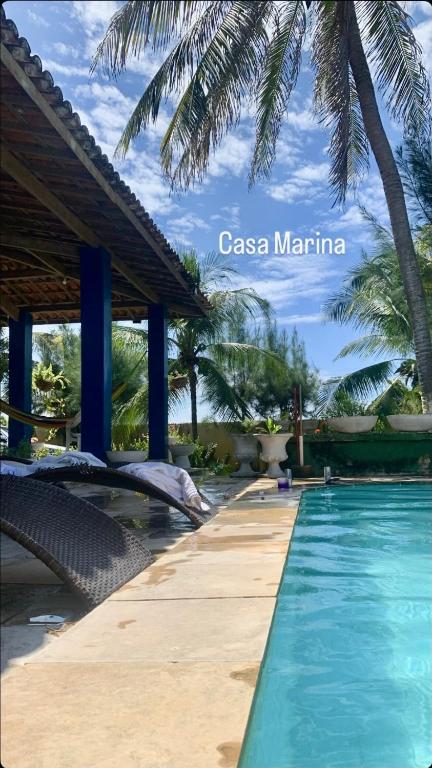 a pool at the casa marina resort at Casa Marina in Beberibe