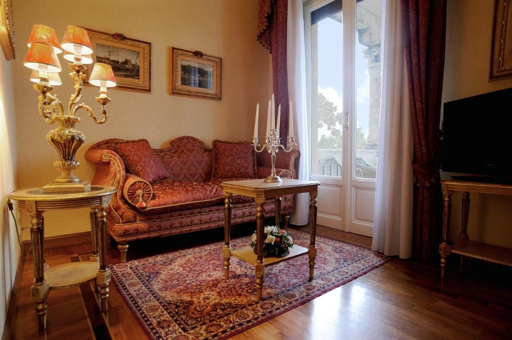 Posezení v ubytování Park Hotel Villa Ariston
