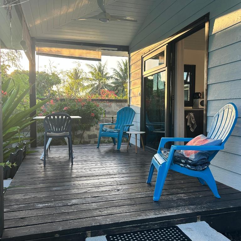 LE FARE BLEU ITI Bungalow climatisé en bord de lagon à Tiputa Rangiroa - Demi-pension & vélos gratuits - photo 12 - Rangiroa, Polynésie