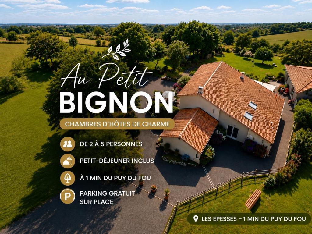 an edit bernon real estate brochure at Au Petit Bignon in Les Épesses