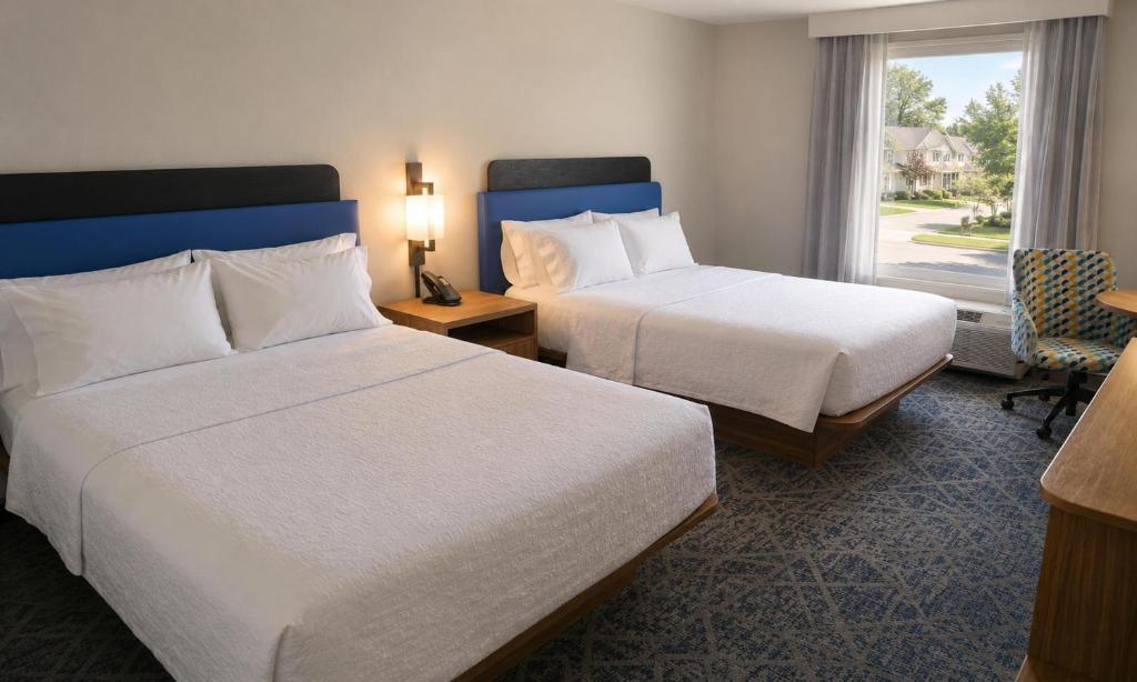Hampton Inn Oxford/Conference Center - Kamer Met 2 Queensize Bedden – Niet-roken