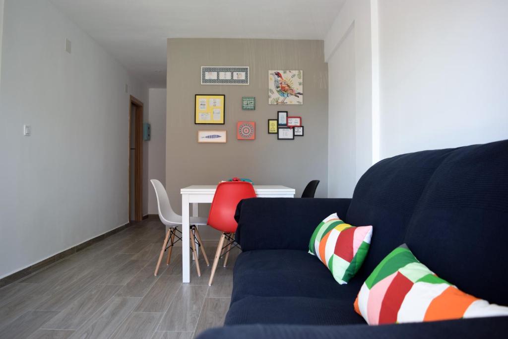 Posedenie v ubytovaní Apartamento Flamingo Beach