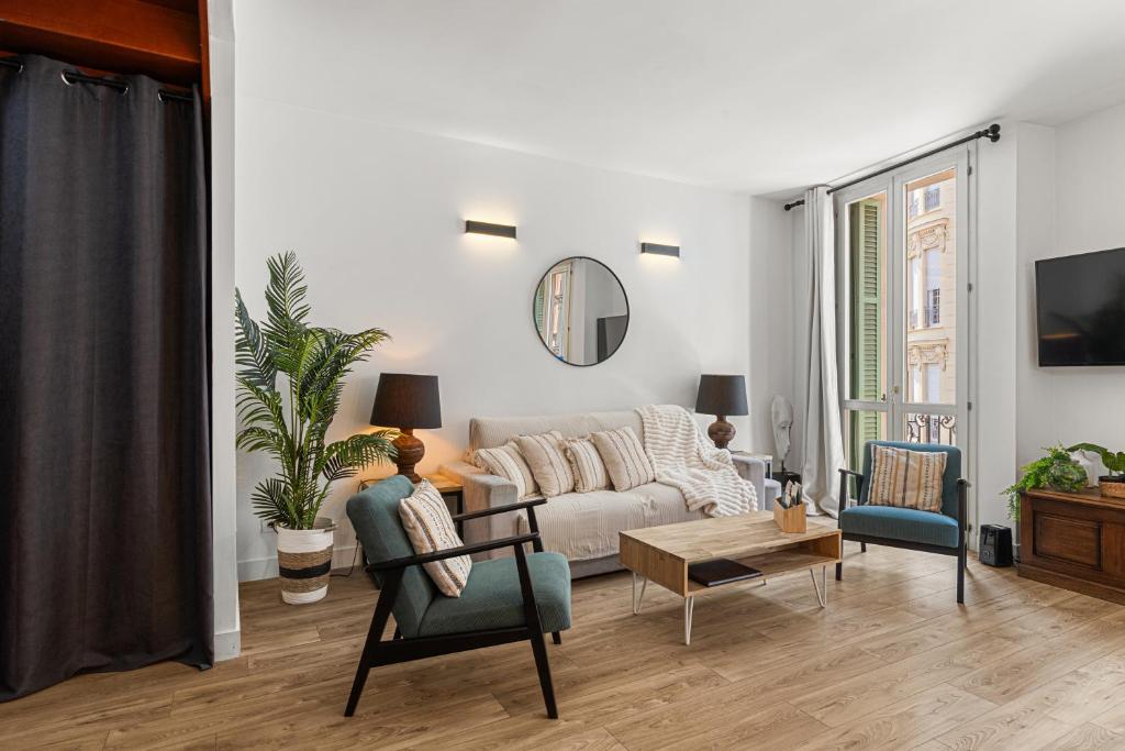 Bioves en Duplex-climatisation-centre ville-plage