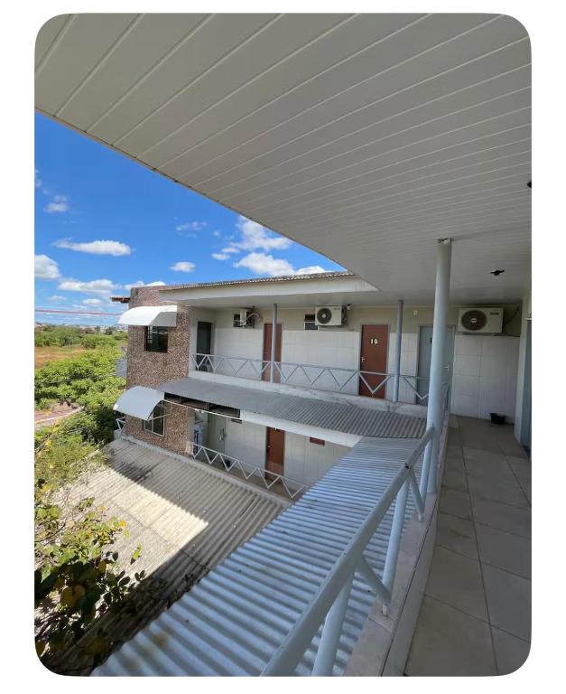 a view from the balcony of a house at Pousada do Gil in Iguatu