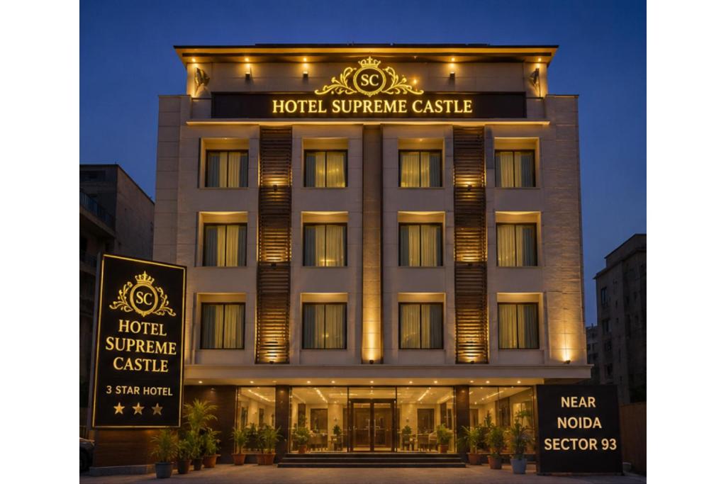a rendering of the hotel supreme castle at Hotel Supreme Castle - Okhla Bird Sanctuary in Noida
