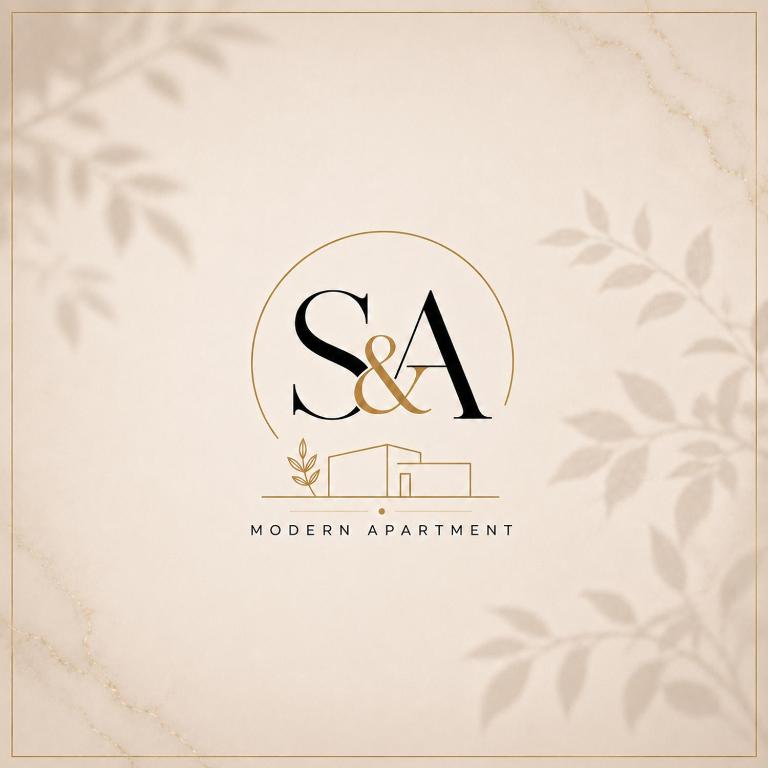 a logo for a modern apartment company at S&A Modern Apartment in Igoumenitsa