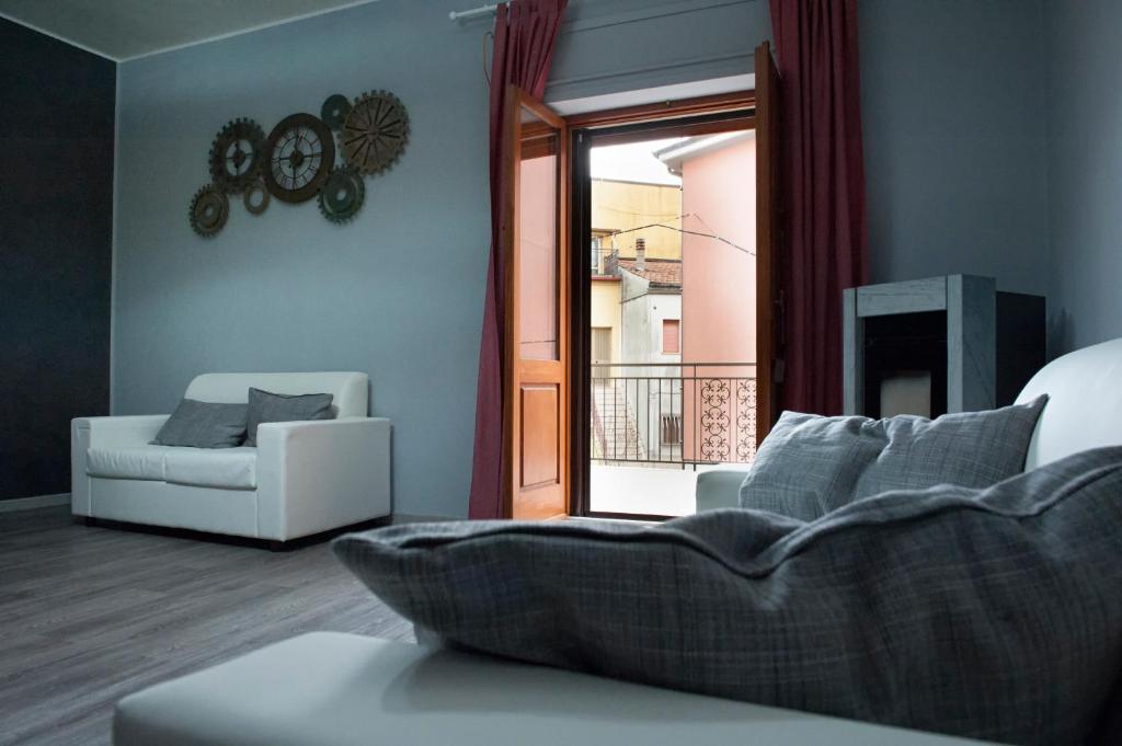 Część wypoczynkowa w obiekcie Bed & Breakfast Ellenica