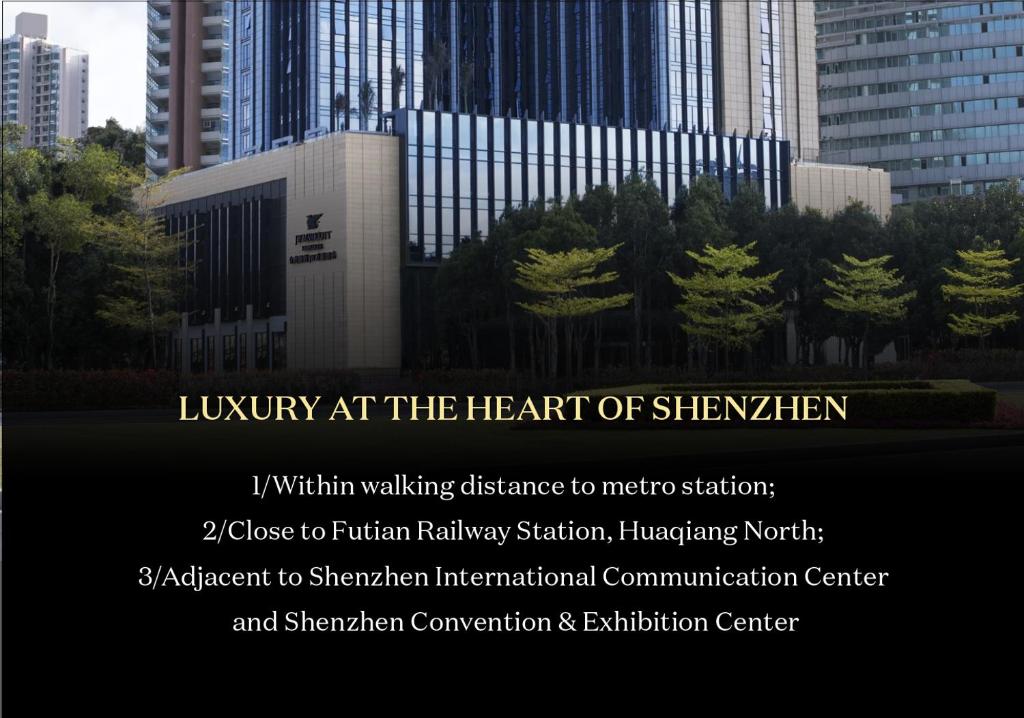 a flyer for a library at the heart of shermen at JW Marriott Hotel Shenzhen in Shenzhen