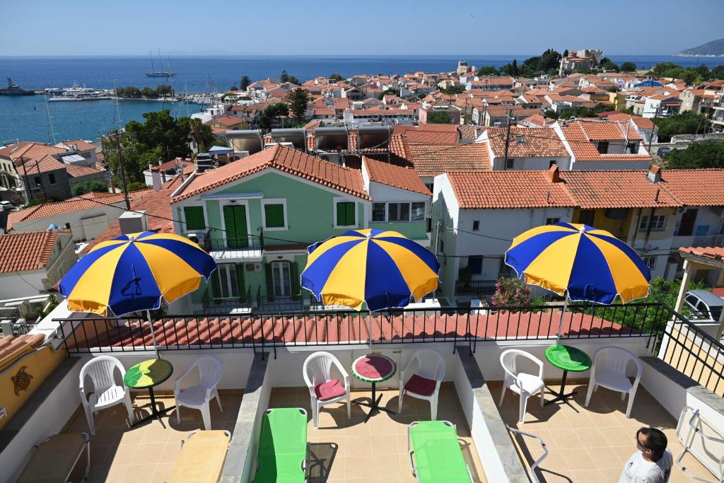 Nespecifikovaný výhled na moře nebo výhled na moře při pohledu z hotelu