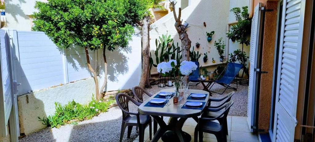 Le MARINE Rez de Jardin direct Plage Parking Privé Climatisé