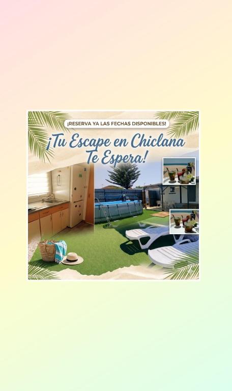 an advertisement for an apartment in chicago to expand at Bungalow, Sueños del Sur! in Chiclana de la Frontera