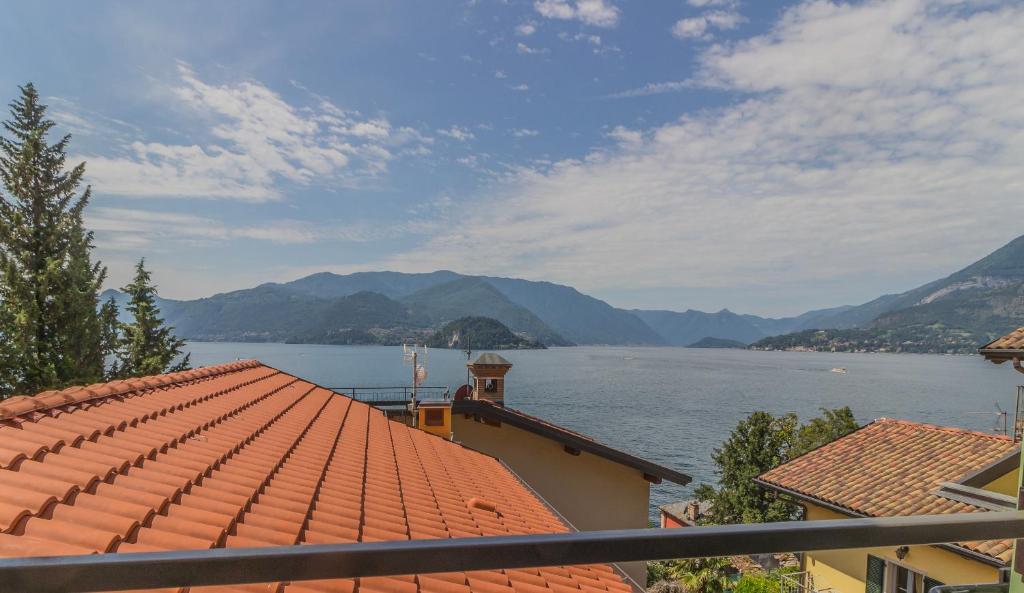 a view of a lake from a house at La Corte del Lario - Contrada del Duca in Varenna