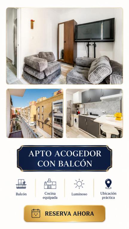 Apartamento Centrico con Balcon Privado 3PAX