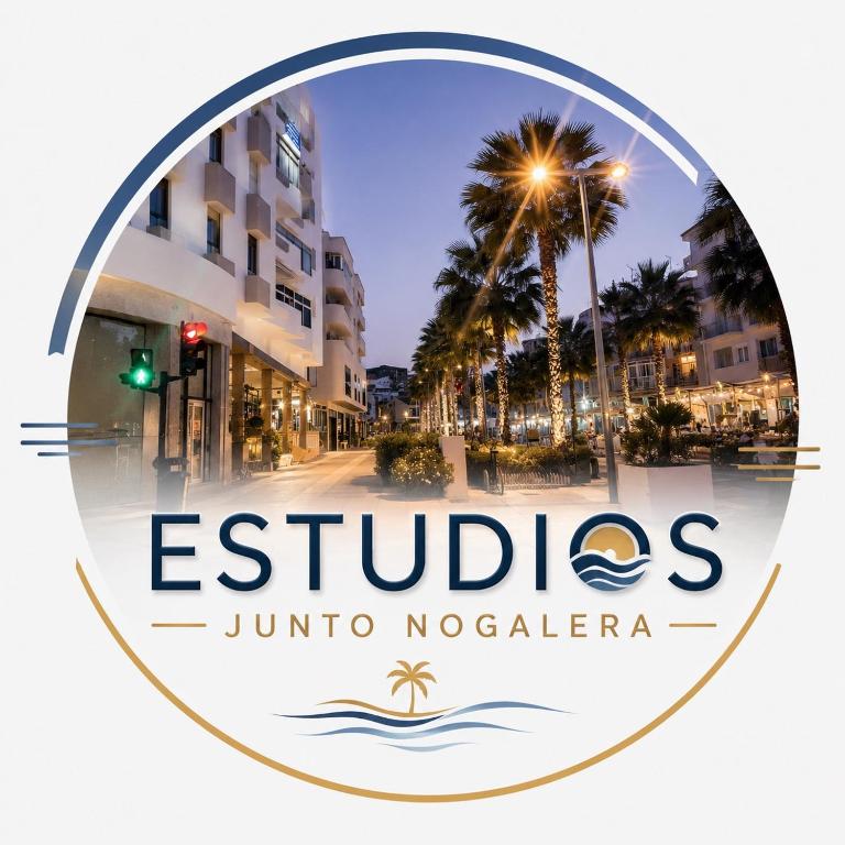 a logo for estudos juno novovenezia at 2 Estudios junto La Nogalera in Torremolinos