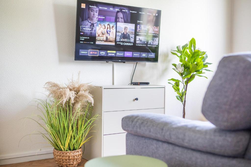 Studio à Mulhouse parking privé et wifi haut débit – photo 11