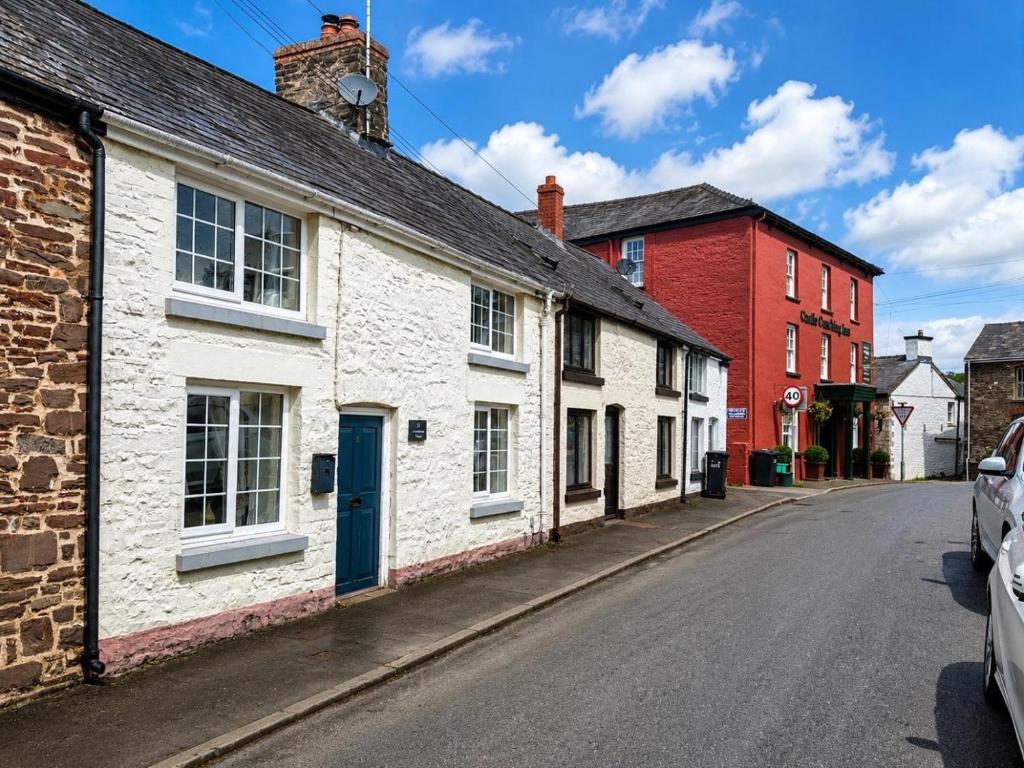 an empty street in a small town with buildings at 2 Bed in Trecastle oc-c30837 in Trecastle