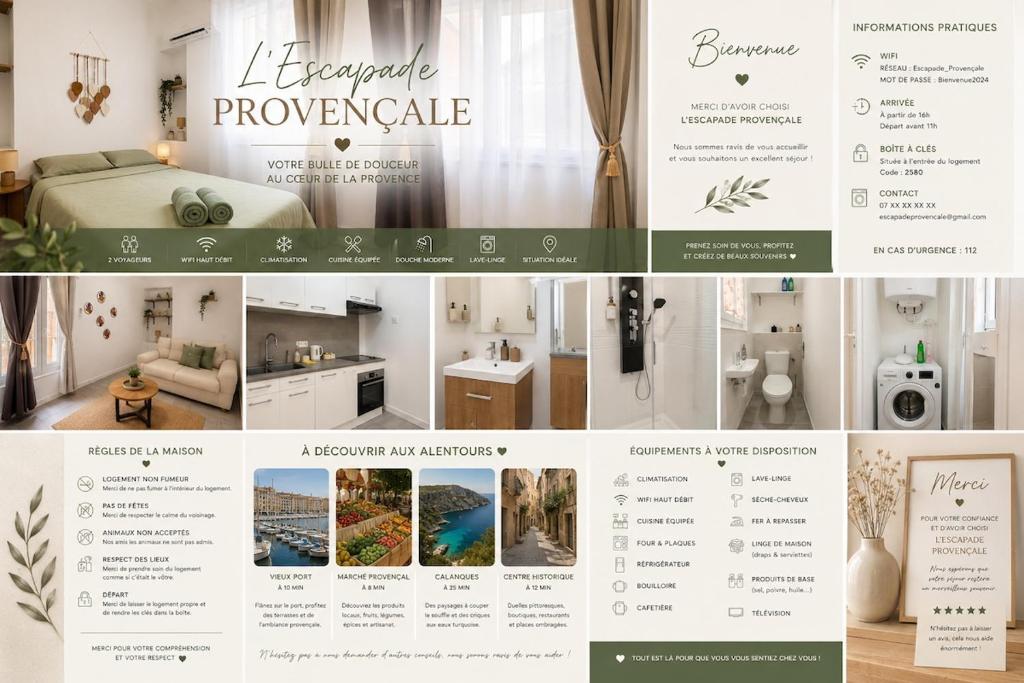 L'Escapade Provençale Duplex pour 4 personnes