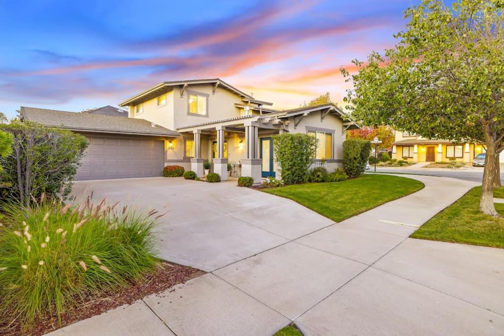 a house with a driveway in front of it at Berry House in Arroyo Grande