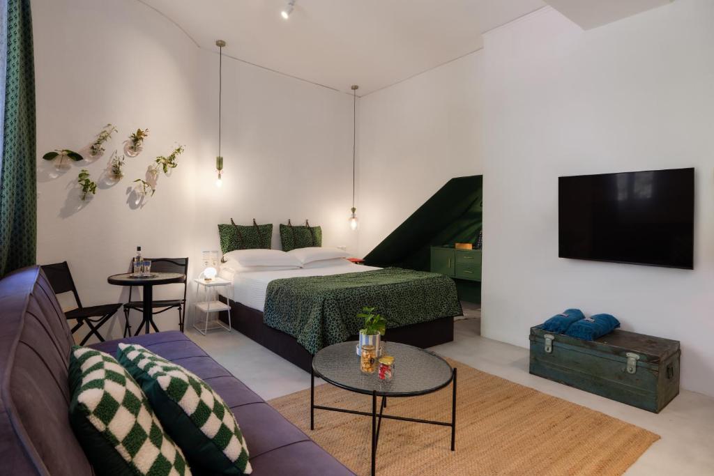 Travel Proud Panta Rei Plomari - Boutique Apartments - Studio Avec Vue Sur Le Jardin