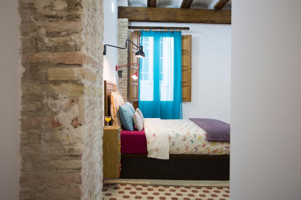 Postel nebo postele na pokoji v ubytování Eco-Friendly Apartments