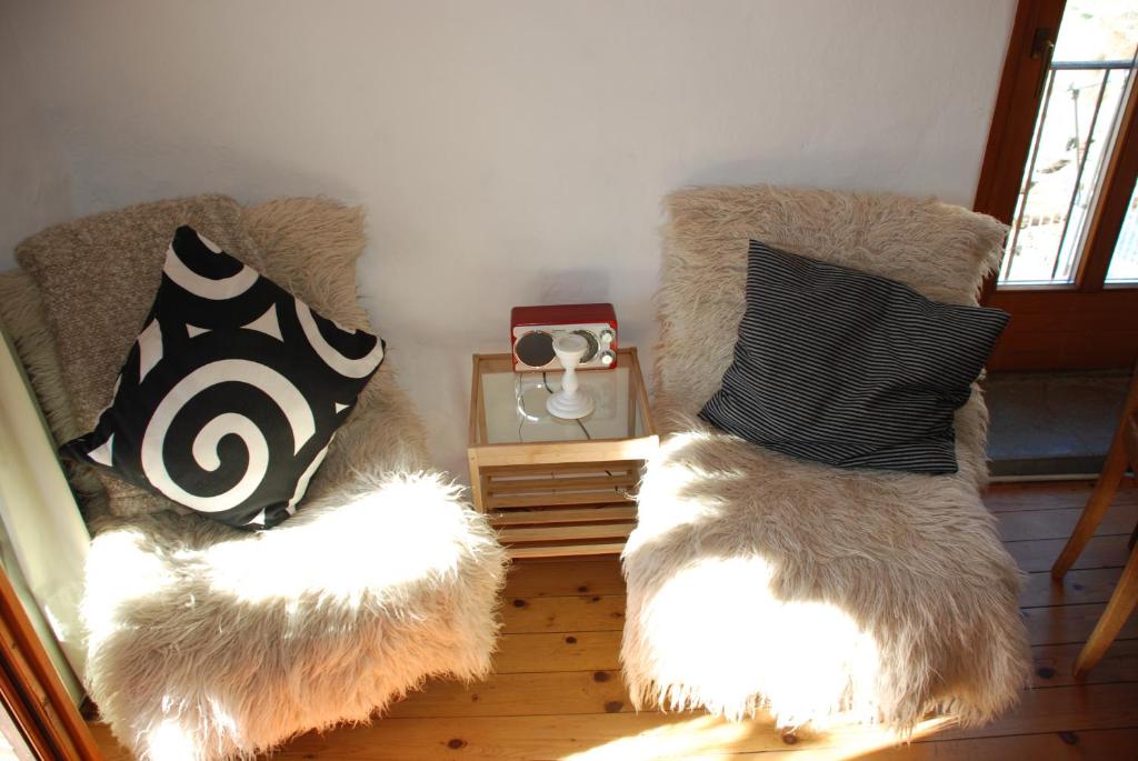 Posezení v ubytování CASA LEONE - Apartements im Alto Malcantone