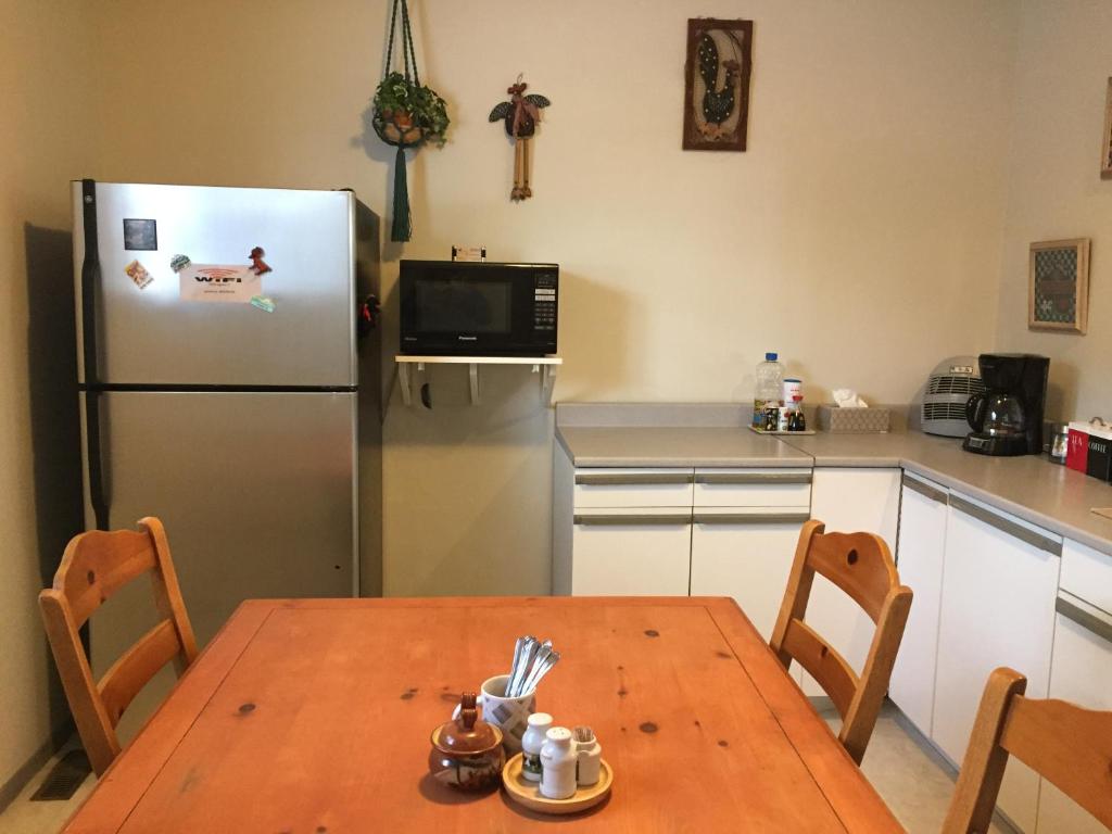 Kuchyň nebo kuchyňský kout v ubytování Bed & Breakfast Monarch