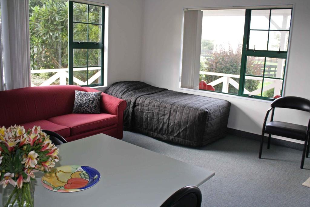 Postel nebo postele na pokoji v ubytování Kerry Lane Motel