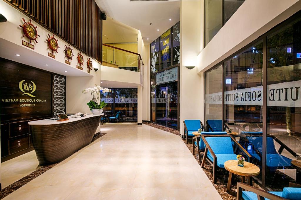 Setusvæði á Sofia Suite Hotel Danang