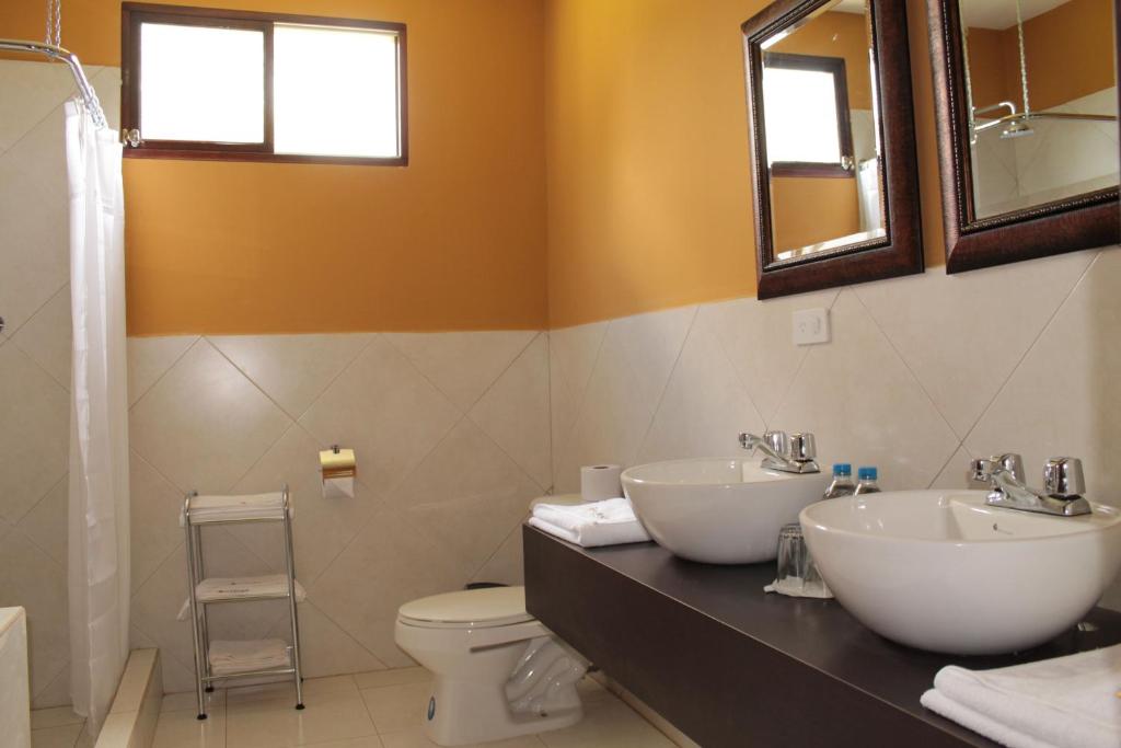 Koupelna v ubytování La Quinta San Andrés