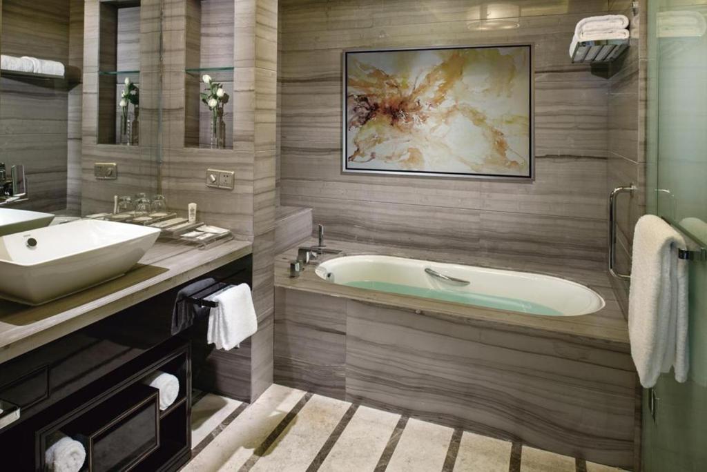 Koupelna v ubytování Crowne Plaza Hefei by IHG