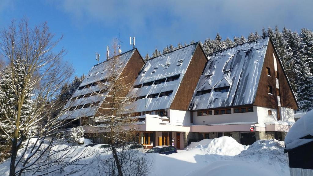 Parkhotel Harrachov v zimě